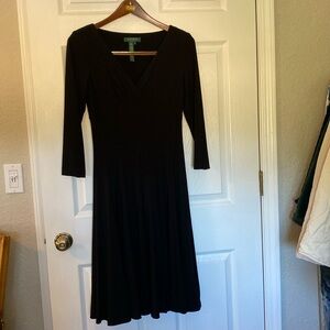 Vintage Ralph Lauren classic black dress